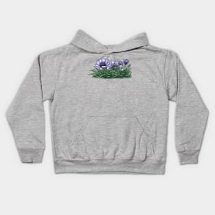 Anemone flowers Kids Hoodie